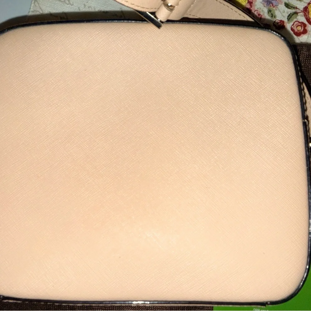 Kate Spade Newbury Lane Cammie crossbody nude purse Saffiano leather dust bag - Picture 7 of 16